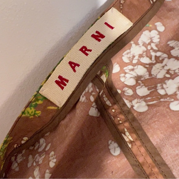 Marni beige belted shirt jacket size 42 - Picture 3 of 5